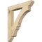 Ekena Millwork Balboa Slat Rough Sawn Bracket, Douglas Fir, 4"W x 28"D x 32"H BKT04X28X32BOA06RDF - alternate 1